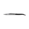 Laguiole en Aubrac klap-steakmes 12 cm Macassar ebbenhout