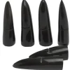 Laguiole en Aubrac messenlegger buffelhoorn 5-7 cm zwart 6 stuks
