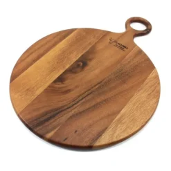 Laguiole en Aubrac ronde snijplank met inleg en greep 45 x 35 x 1,5  cm acaciahout