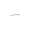 Laguiole en Aubrac Shepherd's Cross klap-steakmes 12 cm olijfhout met kurkentrekker