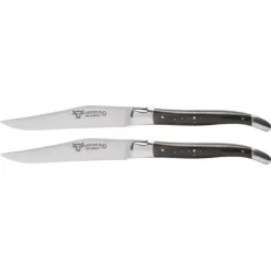 Laguiole en Aubrac Shepherd's Cross klap-steakmes 12 cm palissanderhout