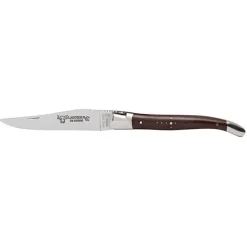 Laguiole en Aubrac Shepherd's Cross klap-steakmes 12 cm slangenhout