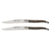 Laguiole en Aubrac Shepherd's Cross steakmes 11,5 cm wengéhout 2 stuks