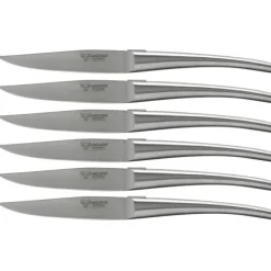 Laguiole en Aubrac steakmes 11,5 cm messenstaal 6 stuks