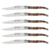 Laguiole en Aubrac steakmes 11,5 cm woodstock 6 stuks