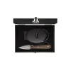 Laguiole Style de Vie Luxury Line oester geschenkset wengé black stonewash