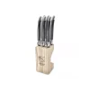 Laguiole Style de Vie Premium Line steakmessen zwart 6 stuks