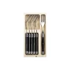 Laguiole Style de Vie Premium Line steakvorken zwart 6 stuks