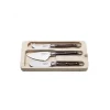 Laguiole Style de Vie Premium Line kaasmessenset Dark Wood 3-delig