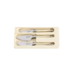 Laguiole Style de Vie Premium Line kaasmessenset parelmoer 3-delig