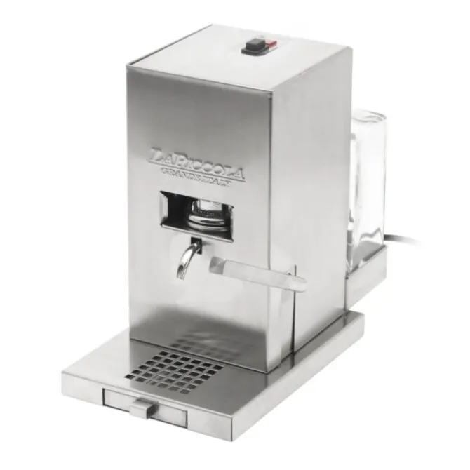 La Piccola Piccola espressomachine 1 liter rvs mat