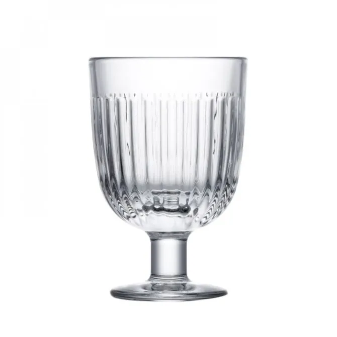 La Rochère Quessant wijnglas op voet met ribbel 220 ml glas