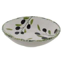 La Table Olijven Coupe pastabord ø 22 cm aardewerk