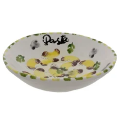 La Table Paddenstoelen Coupe pastabord ø 22 cm aardewerk