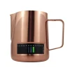 Latte Pro melkkan met temperatuurindicatie 600 ml koperkleurig
