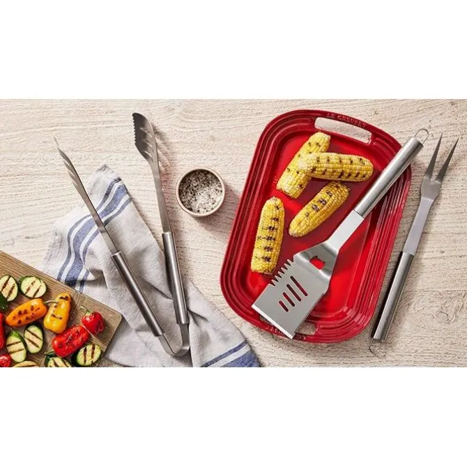 Le Creuset BBQ Outdoor bakspaan rvs