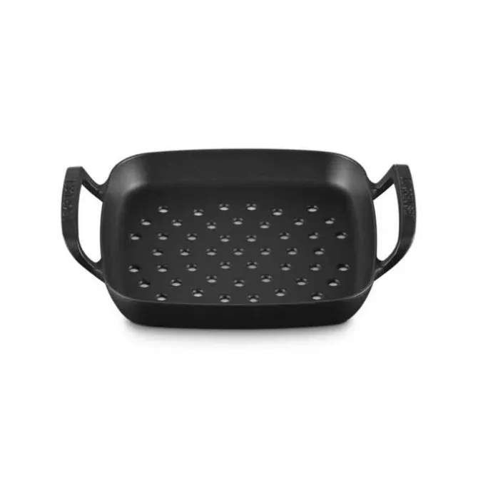 Le Creuset BBQ Outdoor grillkorf vierkant 30 cm gietijzer