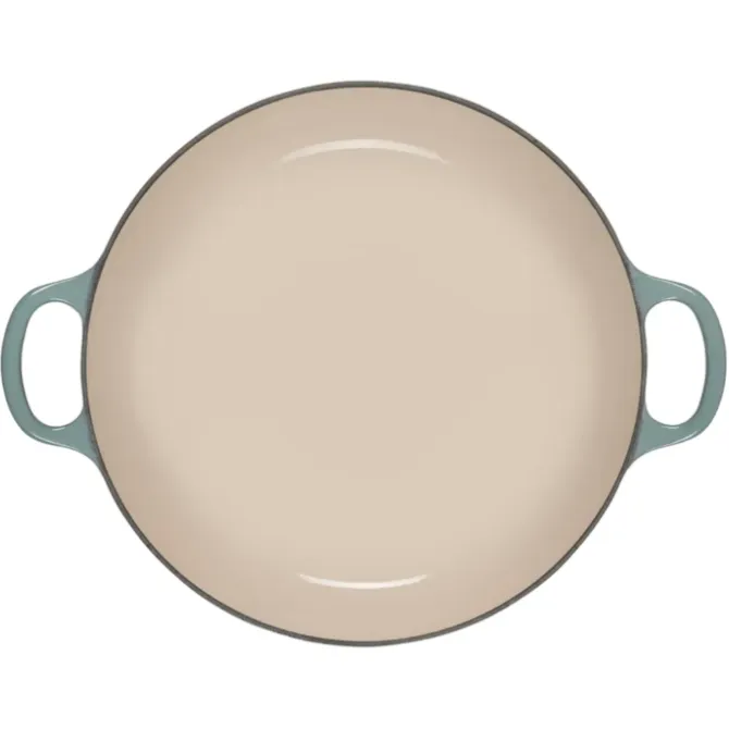 Le Creuset Bloesem Signature Campagnard braadpan ø 26 cm gietijzer Sea Salt
