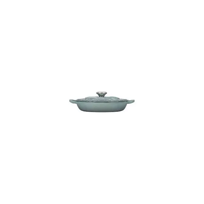 Le Creuset Bloesem Signature Campagnard braadpan ø 26 cm gietijzer Sea Salt