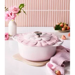 Le Creuset Bloesem Signature braadpan ø 26 cm gietijzer Shel