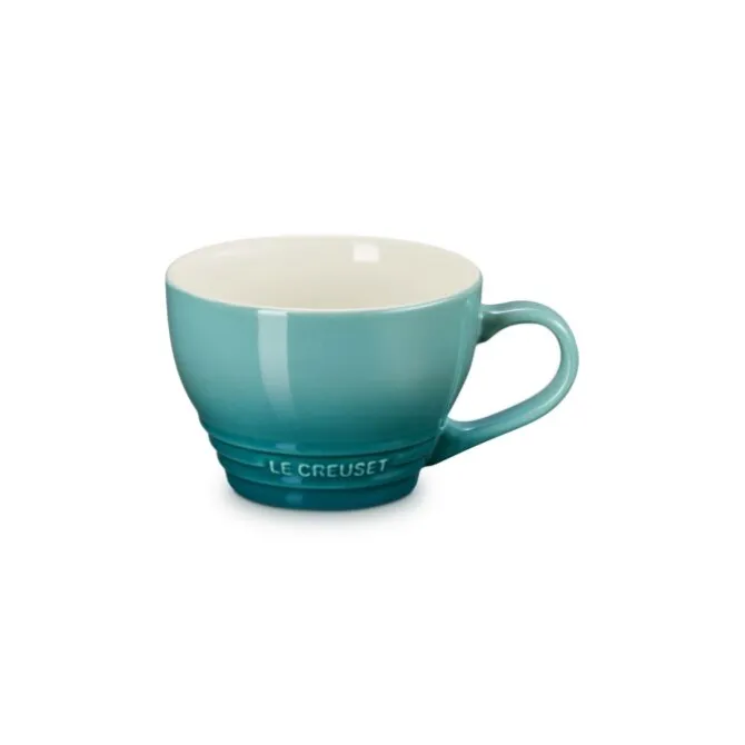 Le Creuset cappuccino mok 400 ml aardewerk Bleu Riviera