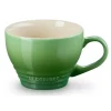 Le Creuset cappuccino mok 400 ml aardewerk bamboo