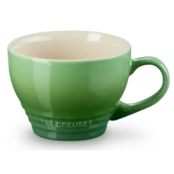 Le Creuset cappuccino mok 400 ml aardewerk bamboo