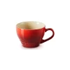 Le Creuset cappuccino mok 400 ml aardewerk kersrood