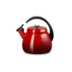Le Creuset Cloche fluitketel 2,1 liter staal kersrood