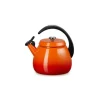Le Creuset Cloche fluitketel 2,1 liter staal Meringue