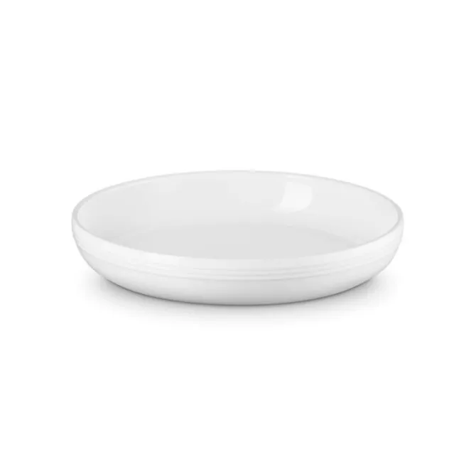 Le Creuset Coupe diep bord ø 22 cm aardewerk Wit