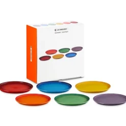 Le Creuset Coupe dinerbord ø 27 cm aardewerk regenboog 6-delig