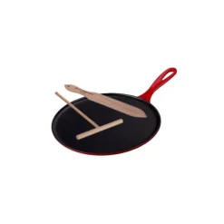 Le Creuset crêpepan ø 27 cm geëmailleerd gietijzer kersrood