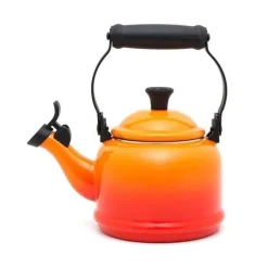 Le Creuset Demi fluitketel 1,1 liter staal vulcanique