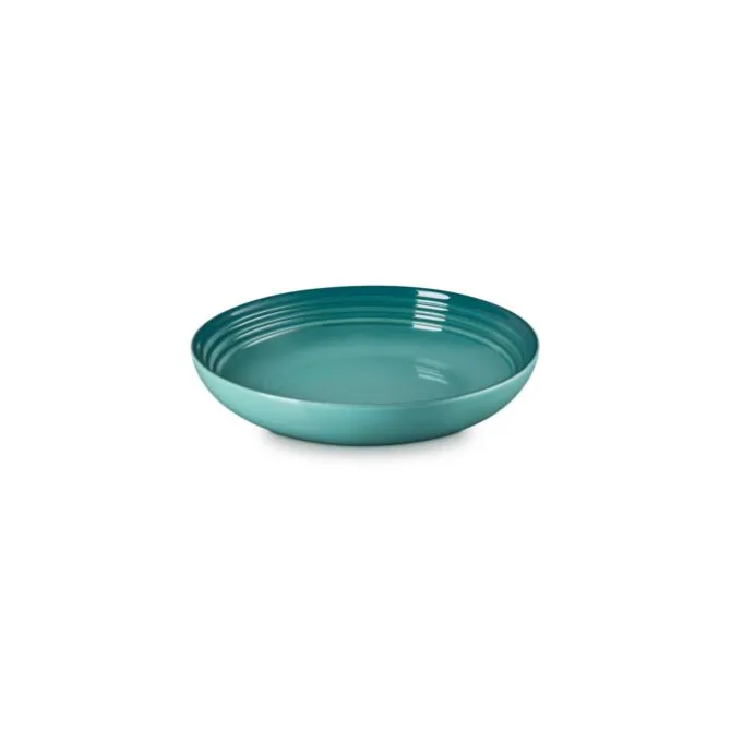 Le Creuset diep bord ø 22 cm aardewerk Bleu Riviera