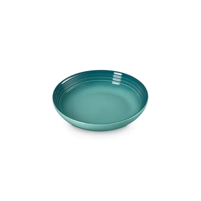 Le Creuset diep bord ø 22 cm aardewerk Bleu Riviera