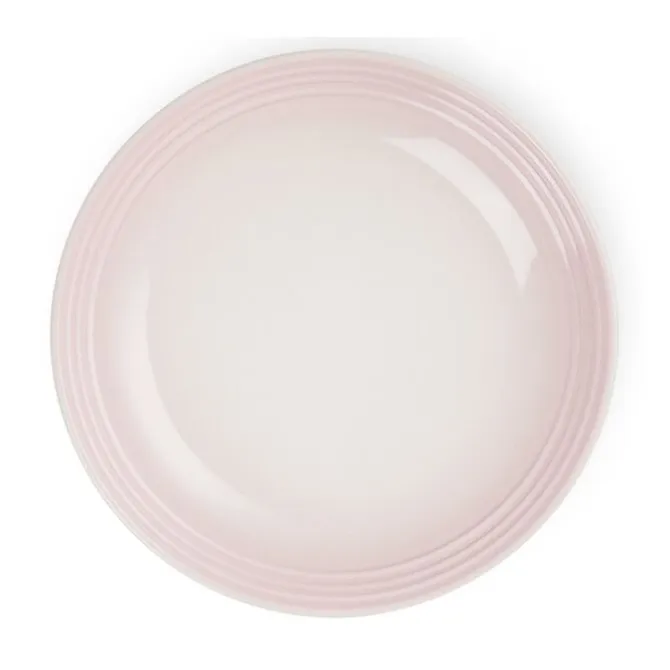 Le Creuset diep bord ø 22 cm aardewerk Shell Pink