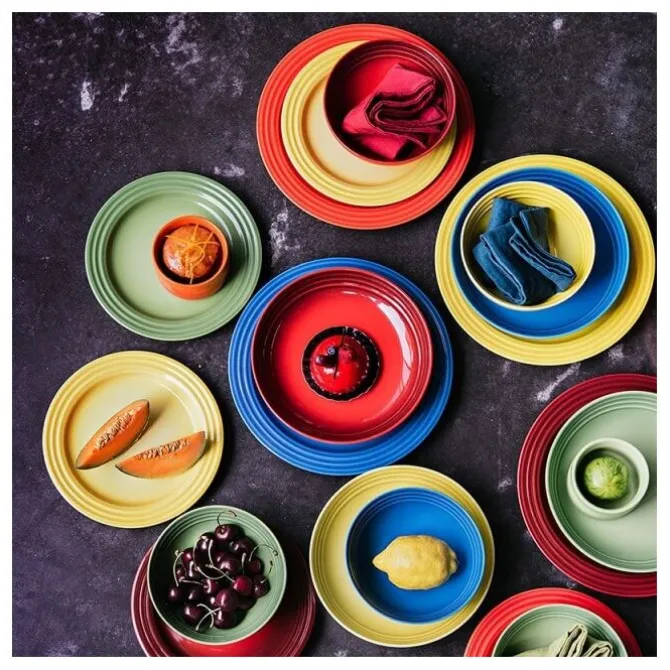 Le Creuset diep bord ø 22 cm aardewerk vulcanique