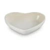 Le Creuset diep bord hart 650 ml aardewerk White