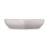 Le Creuset diep bord hart 650 ml aardewerk Shell Pink