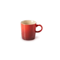 Le Creuset espressomok 100 ml aardewerk kersrood