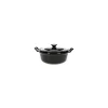 Le Creuset faitout braadpan met plaatstalen deksel 2,4 liter ø 24 cm gietijzer zwart