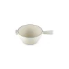 Le Creuset fondueset 2 liter gietijzer Meringue