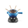 Le Creuset fondueset 2 liter gietijzer Azure