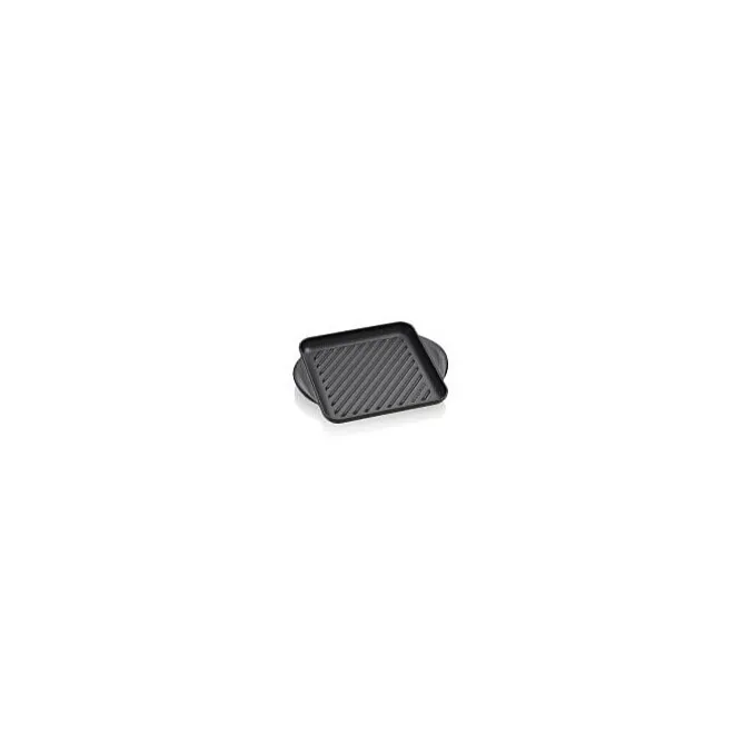 Le Creuset grill vierkant 24 cm gietijzer zwart