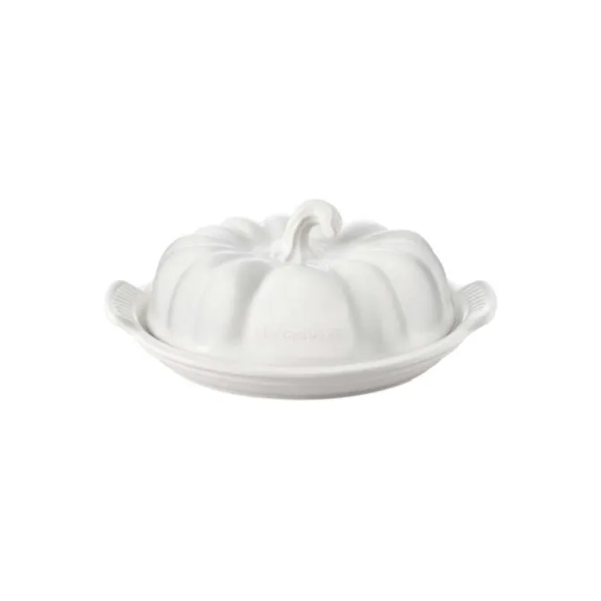 Le Creuset Halloween botervloot aardewerk White