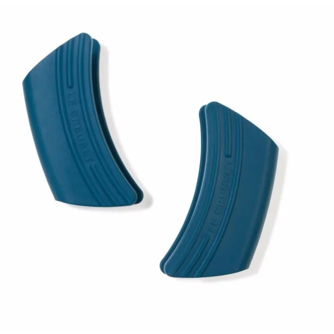 Le Creuset handvatten 12 x 6,5 cm silicone Deep Teal 2 stuks