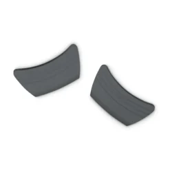 Le Creuset handvatten 12 x 6,5 cm silicone Flint 2 stuks