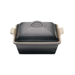 Le Creuset Heritage ovenschaal met deksel 2,4 liter aardewerk Flint