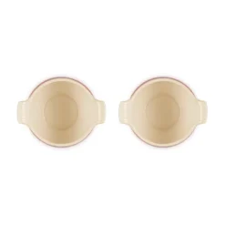 Le Creuset Heritage soepkom 600 ml aardewerk kersrood 2 stuks